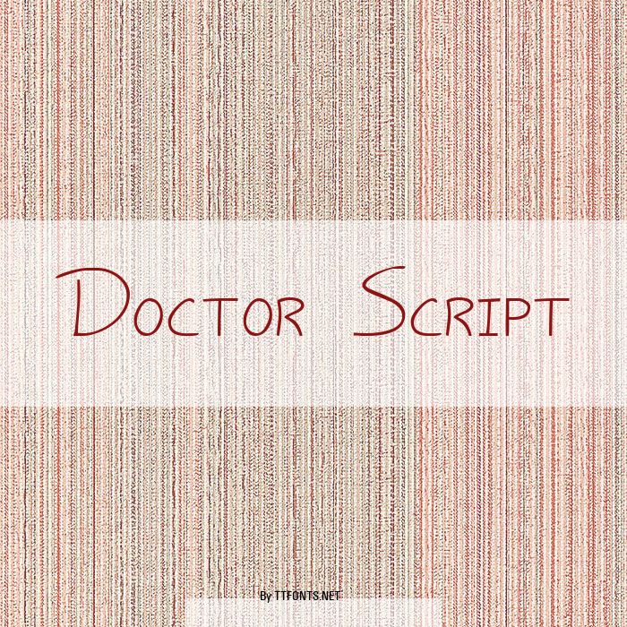 Doctor Script example